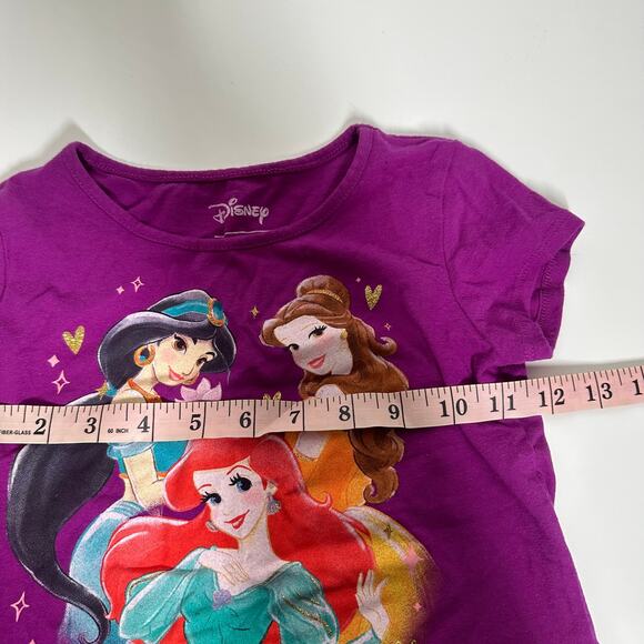 Disney Jumping Beans Purple Princess Kindness Girls Tee Size 6 - Picture 6 of 8
